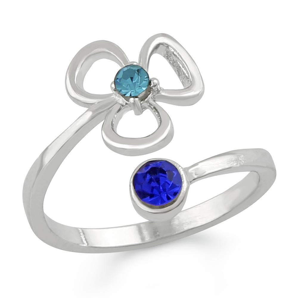 Mahi Adjustable Floral Finger Ring