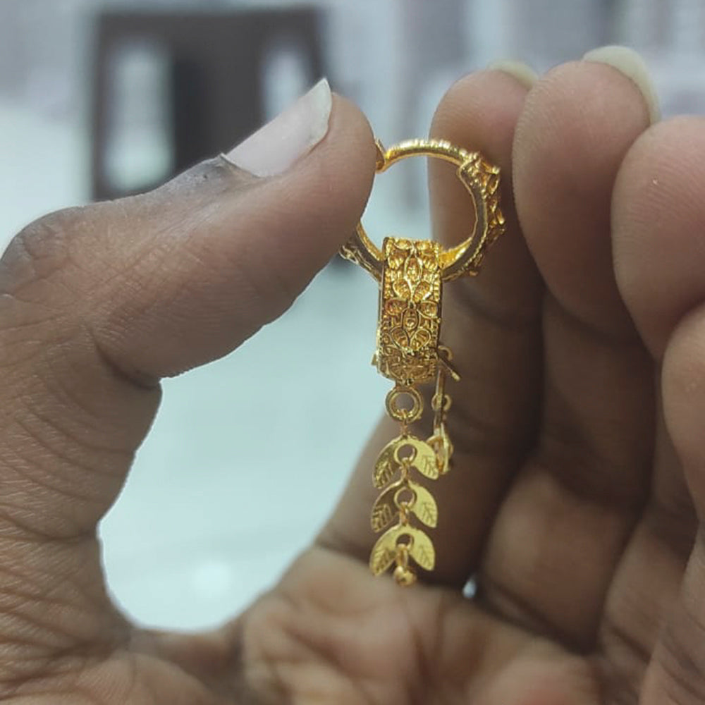 Gautam Jewellery Gold Plated Pack Of 50 Bali Hoop Earrings -GJEAR18