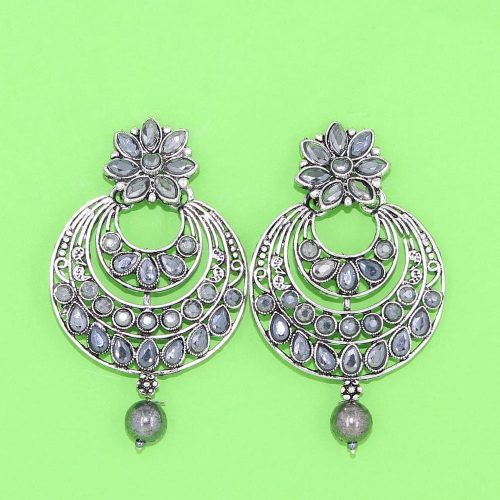 Corbeda Fashion Oxidised plated Dangler Earrings