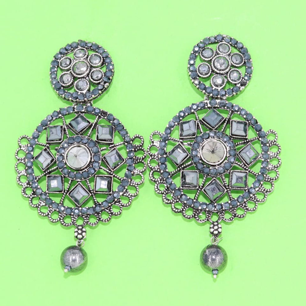 Corbeda Fashion Oxidised plated Dangler Earrings
