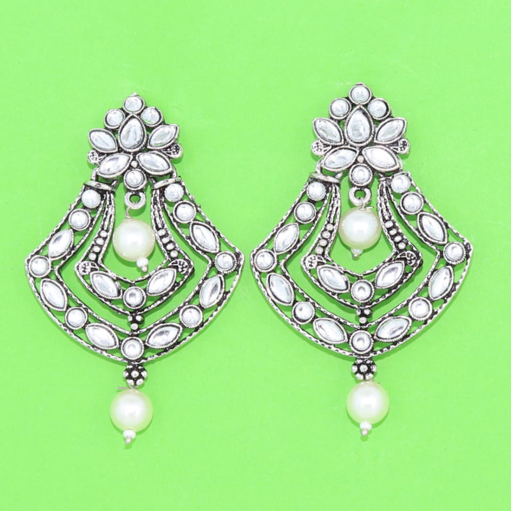 Corbeda Fashion Oxidised plated Dangler Earrings