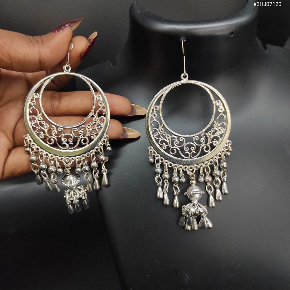 Heera Jewellers Oxidized Plated Dangler Earrings - HJEar83