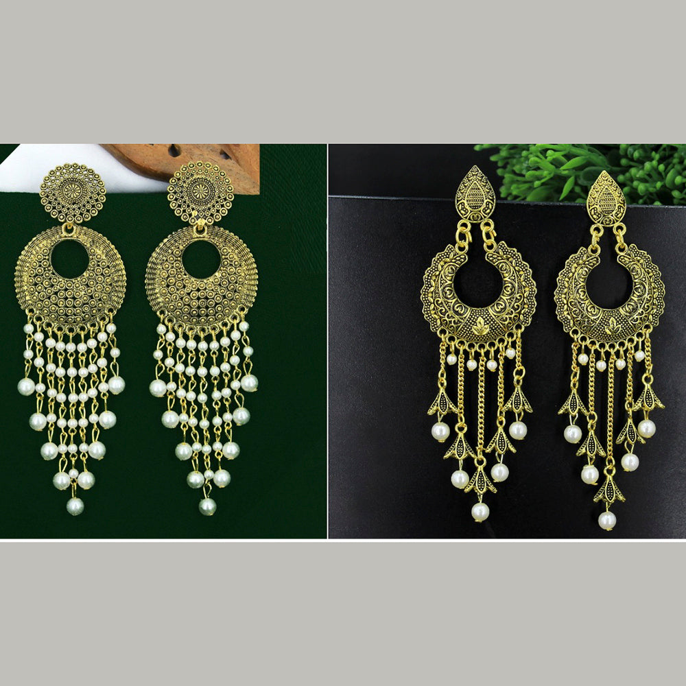 Mahavir Earrings Combo Set