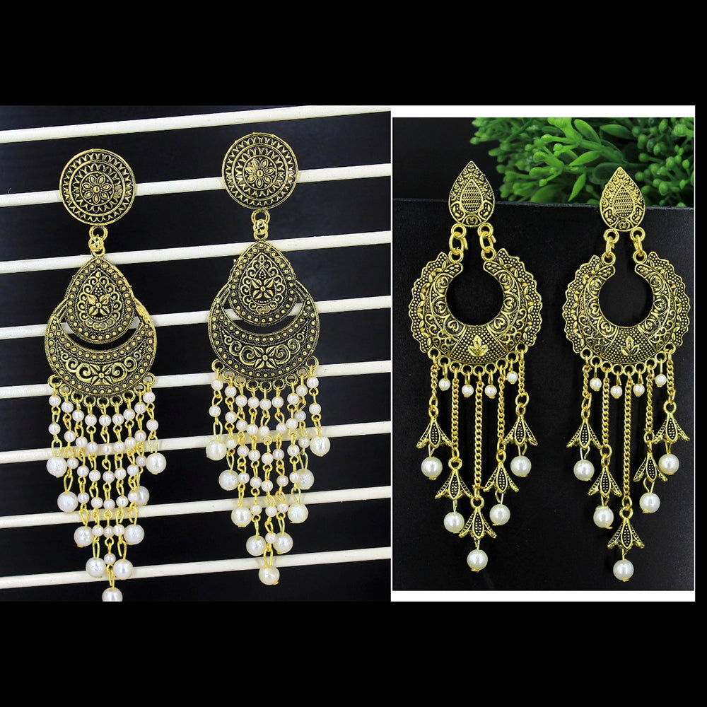 Mahavir Earrings Combo Set