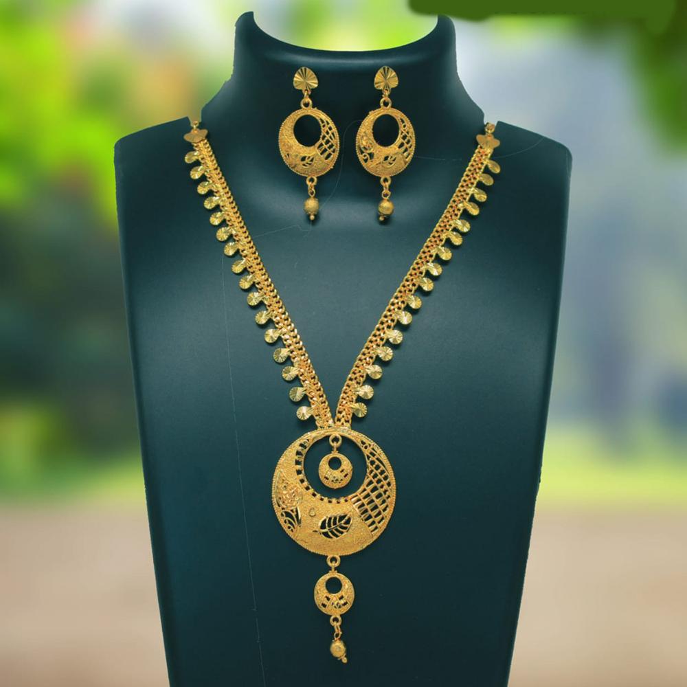 Mahavir Forming Gold Necklace Set - KP SET 3 SK