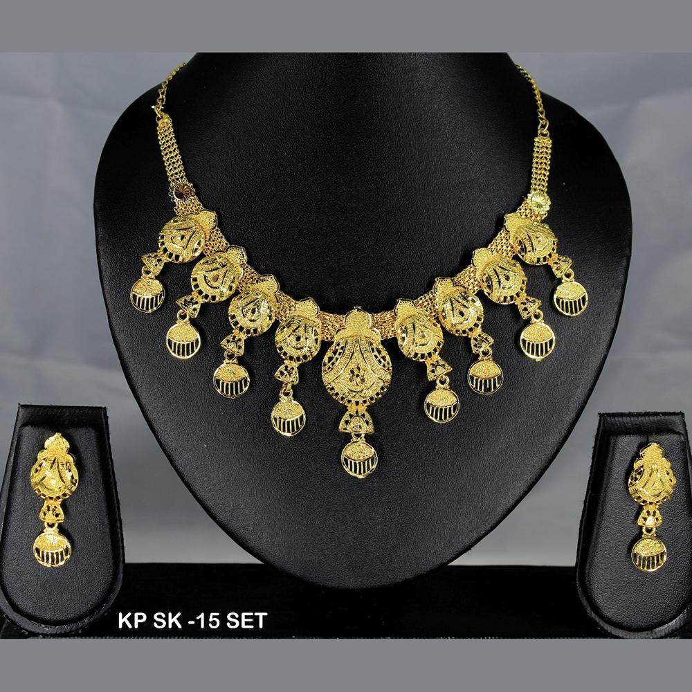Mahavir Forming Gold Necklace Set - KP SK-15 SET