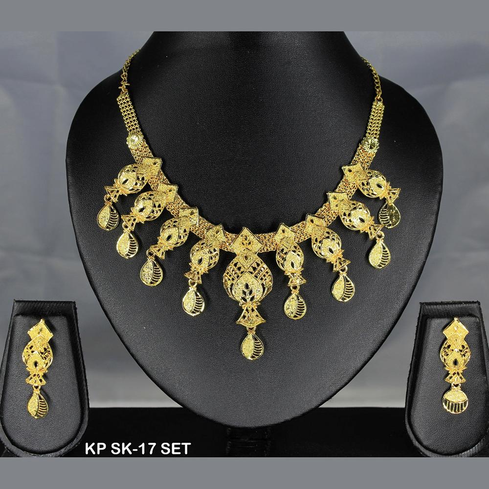 Mahavir Forming Gold Necklace Set - KP SK-17 SET