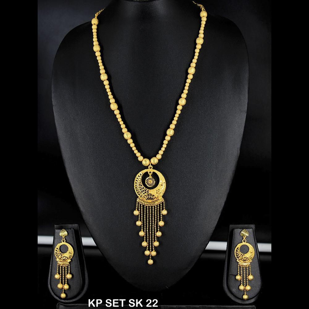 Mahavir Forming Gold Necklace Set - KP SK 22 SET