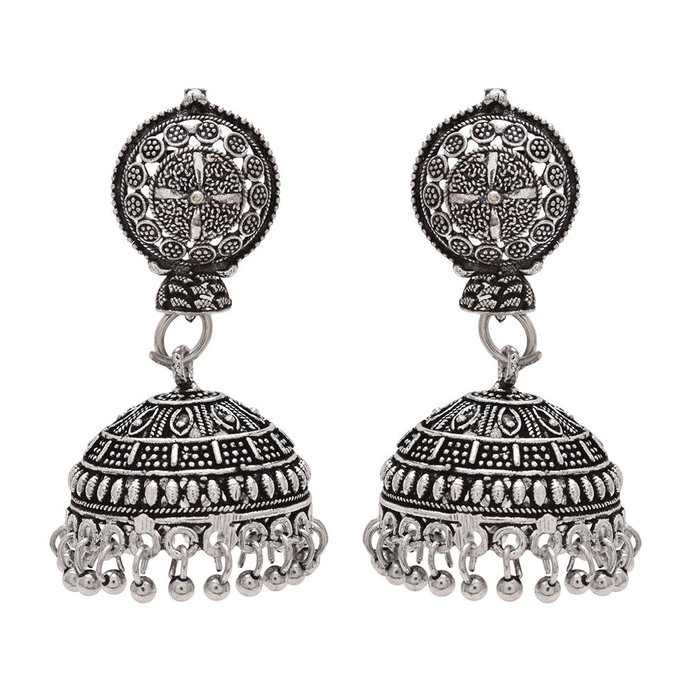 Kord Store Glorious Matt Finish Jhumki Earring For Women - KSEAR70069