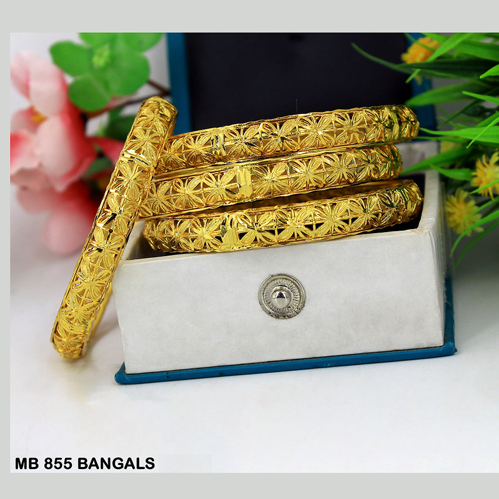 Mahavir Forming Gold Plated Bangle Set - MB 855 BANGALS