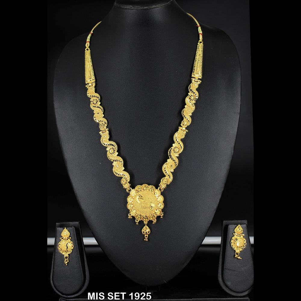 Mahavir Forming Gold Necklace Set - MIS SET 1925