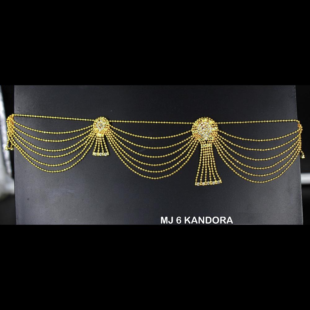 Mahavir Gold Plated Chain Kamarband - MJ 6 KANDORA
