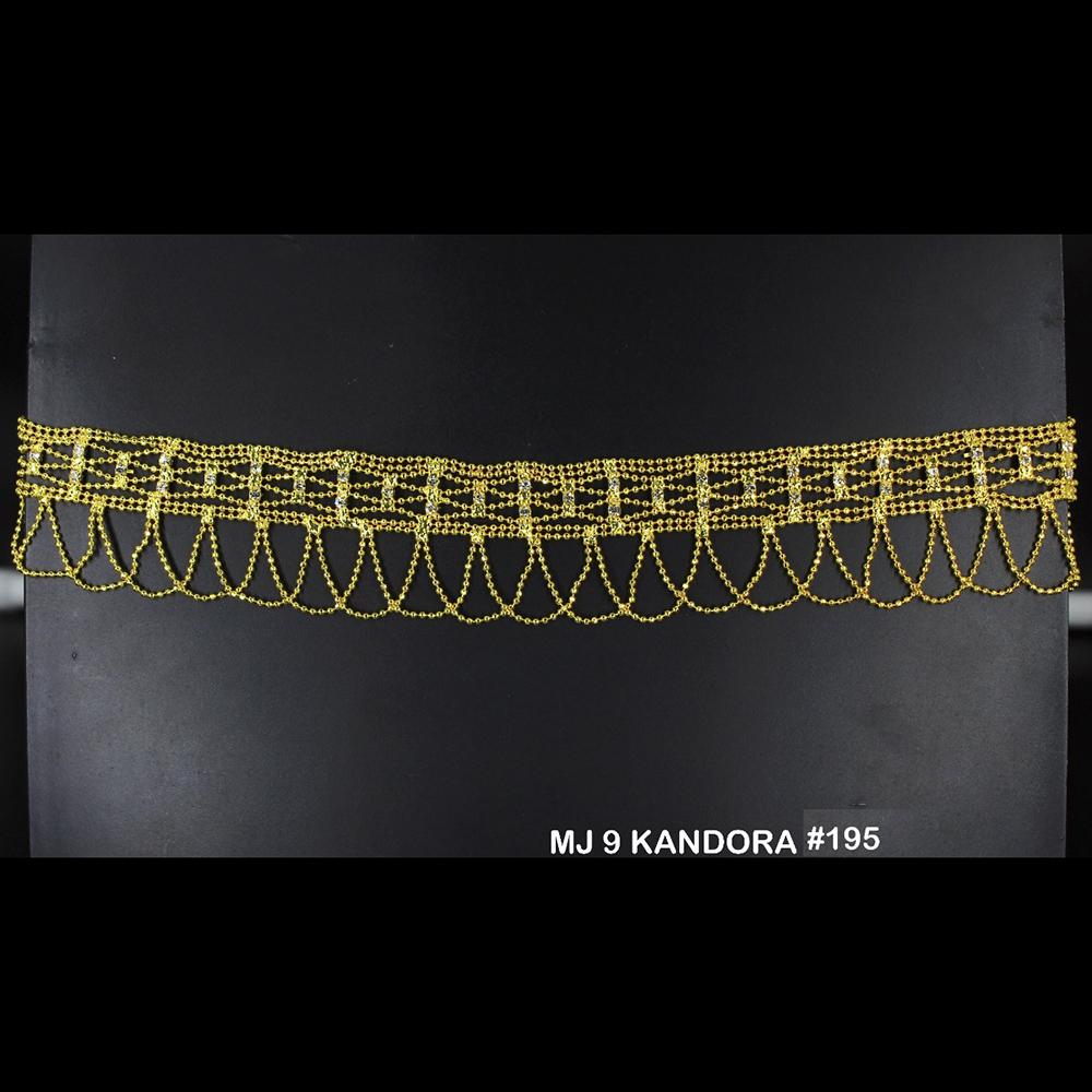 Mahavir Gold Plated Chain Kamarband - MJ 9 KANDORA