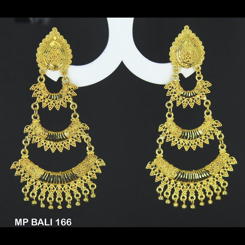Mahavir Forming Gold Plated Dangler Earrings - MP 166 BALI