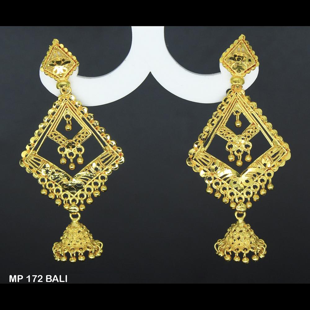 Mahavir Forming Gold Plated Dangler Earrings - MP 172 BALI