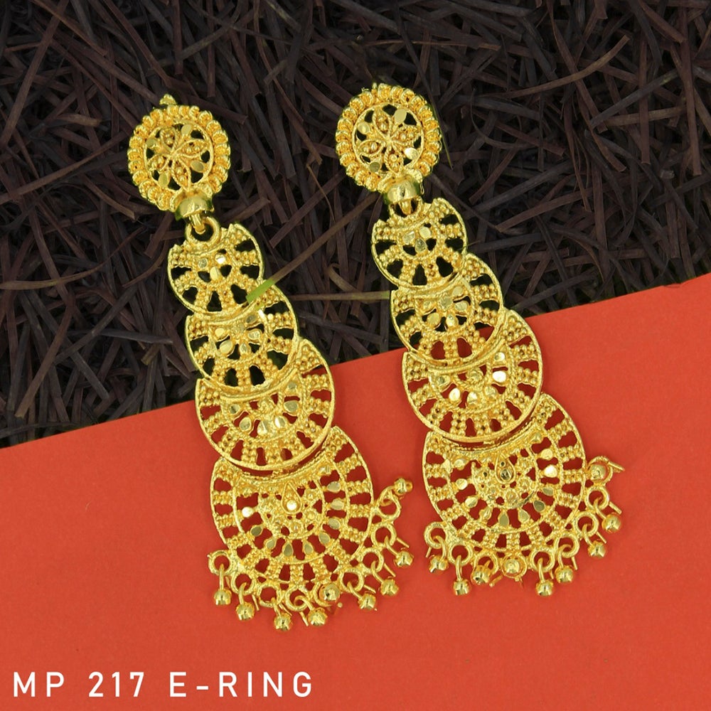 Mahavir Forming Gold Plated Dangler Earrings - MP 217 E Ring