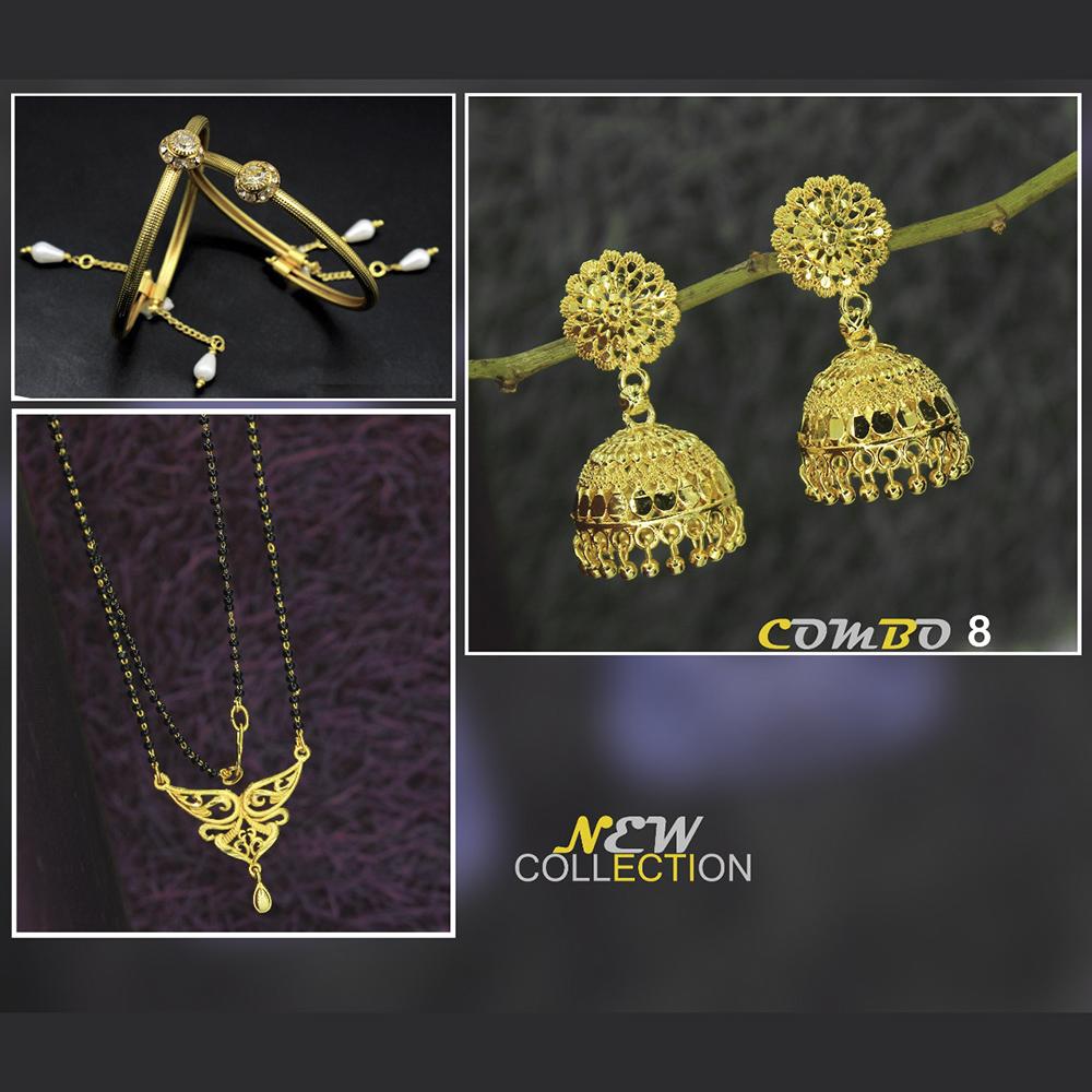 Mahavir Forming Look Jewellery Combo - No-8