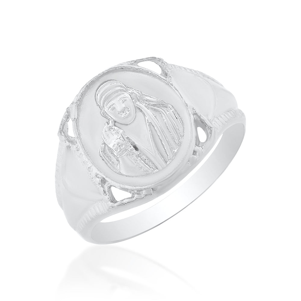 Sai baba sale ring silver