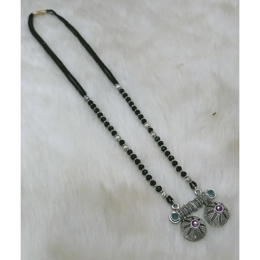 Padmawati Bangles Oxidised Plated Traditional Vati Mangalsutra For Women - PBACC11