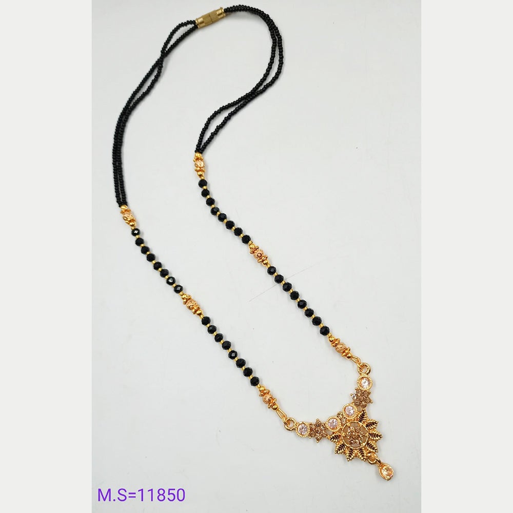 Padmawati Bangles Gold Plated Traditional Mangalsutra - PBACC132