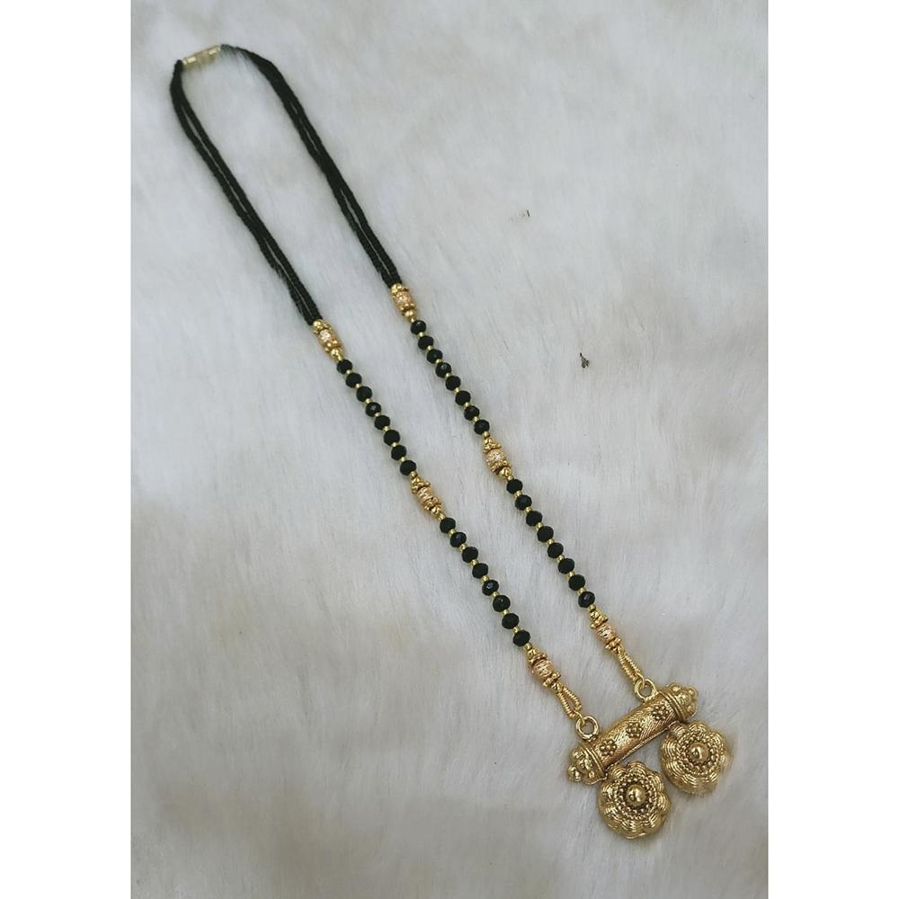 Padmawati Bangles Gold Plated Traditional Vati Mangalsutra For Women - PBACC15