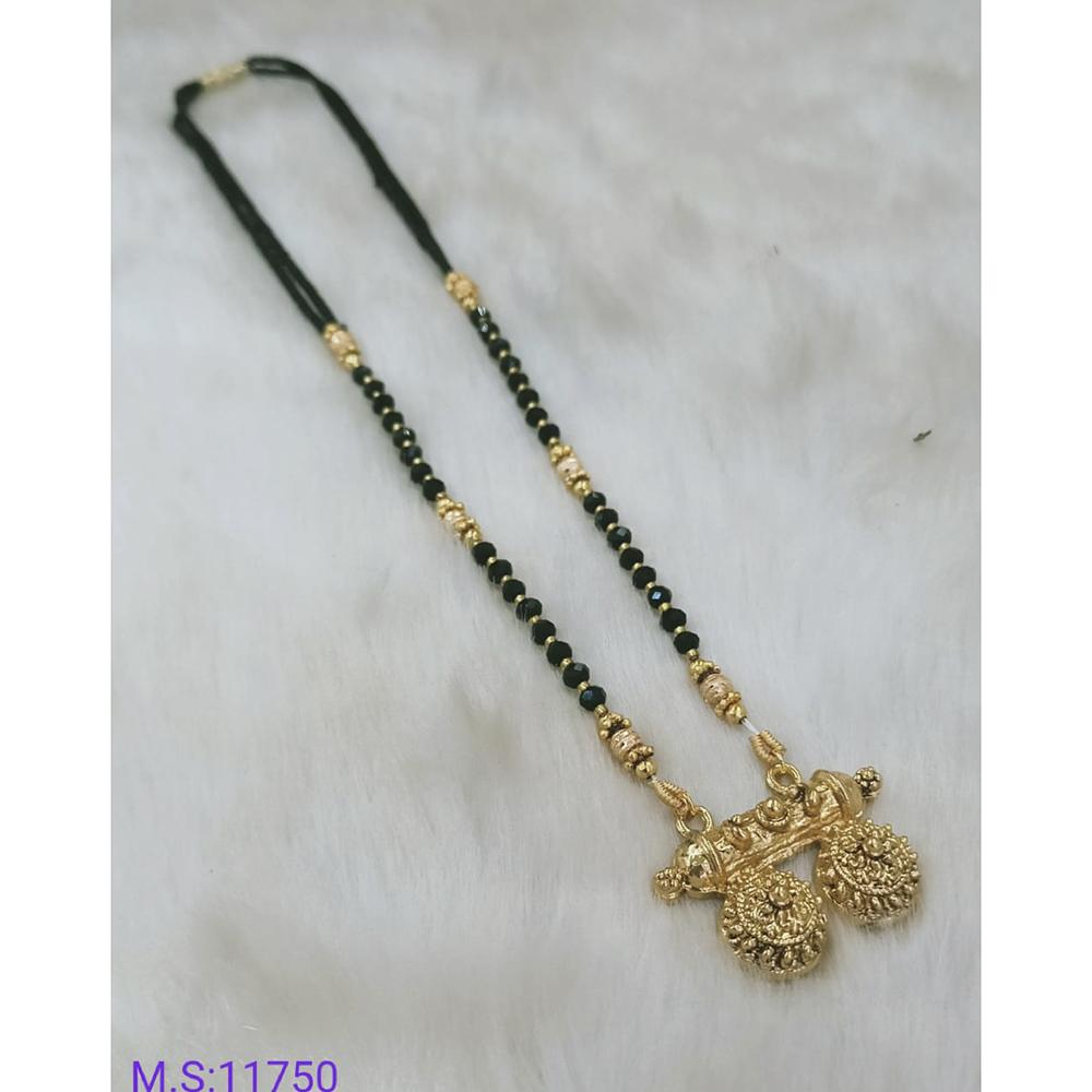 Padmawati Bangles Gold Plated Traditional Vati Mangalsutra For Women - PBACC16