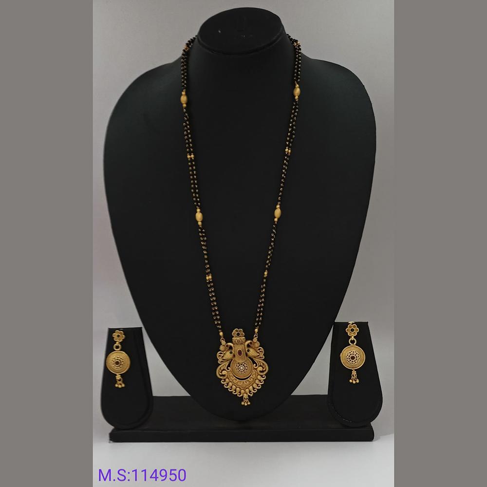 Padmawati Bangles Copper Traditional Mangalsutra Set For Women - PBACC69