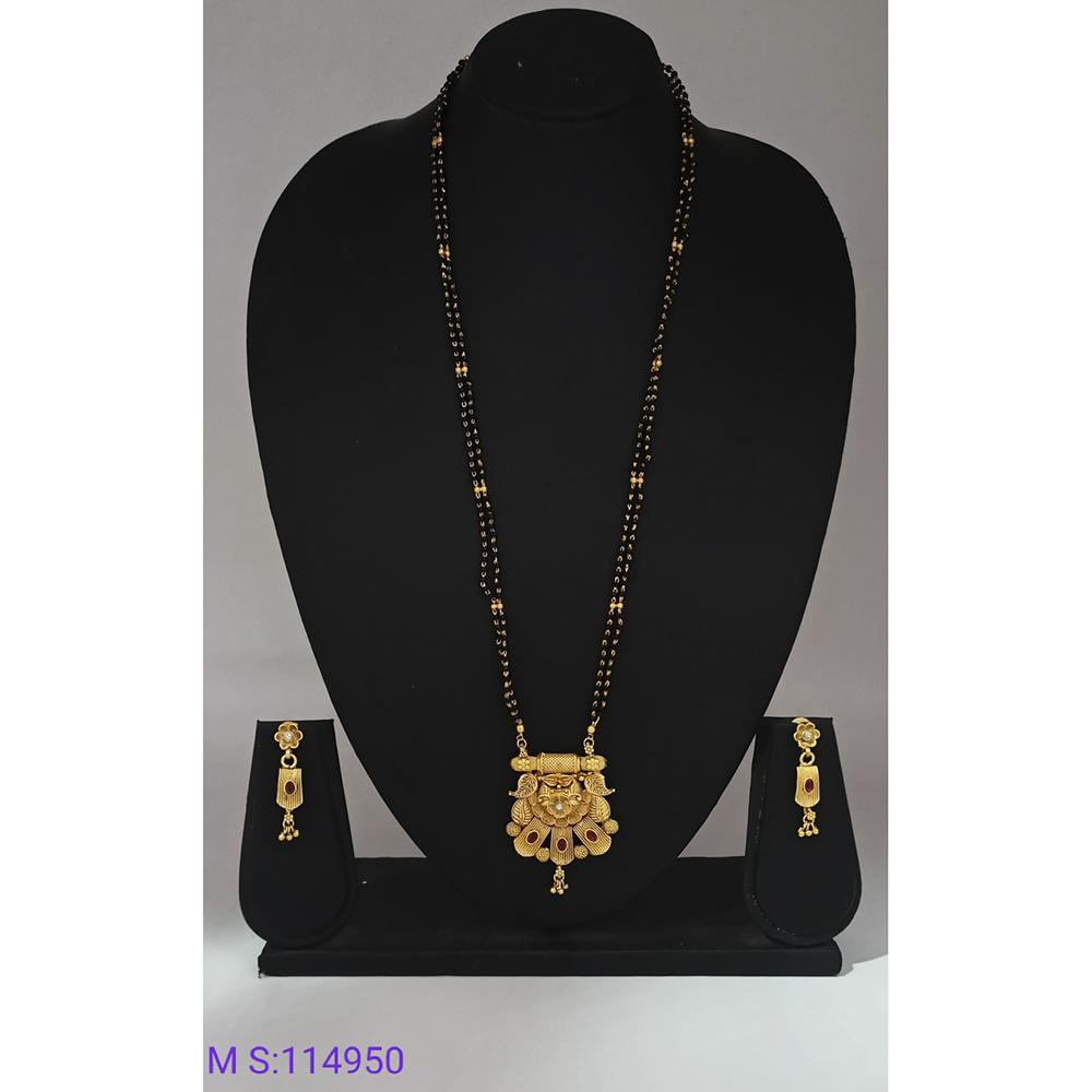 Padmawati Bangles Copper Traditional Mangalsutra Set For Women - PBACC76