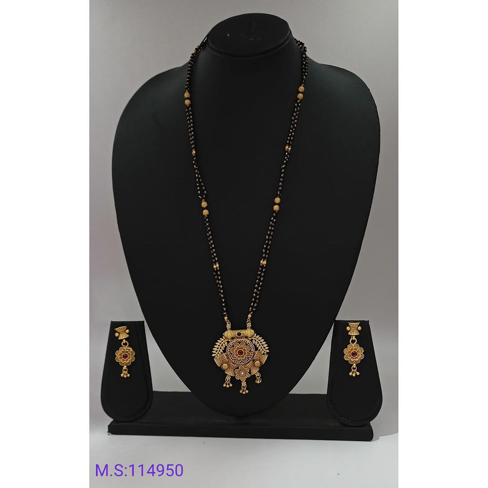 Padmawati Bangles Copper Traditional Mangalsutra Set For Women - PBACC77