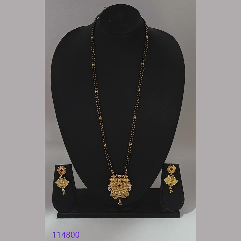 Padmawati Bangles Copper Traditional Mangalsutra Set For Women - PBACC92