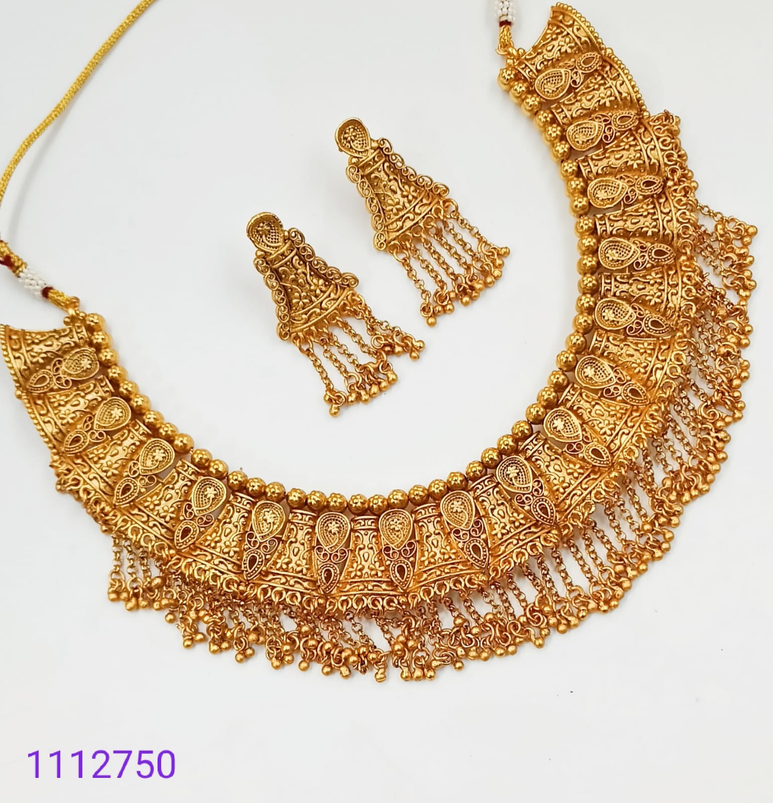 Padmawati Bangles Copper Choker Necklace Set