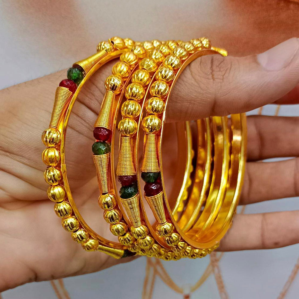 Pooja Bangles Gold Plated Bangles Set