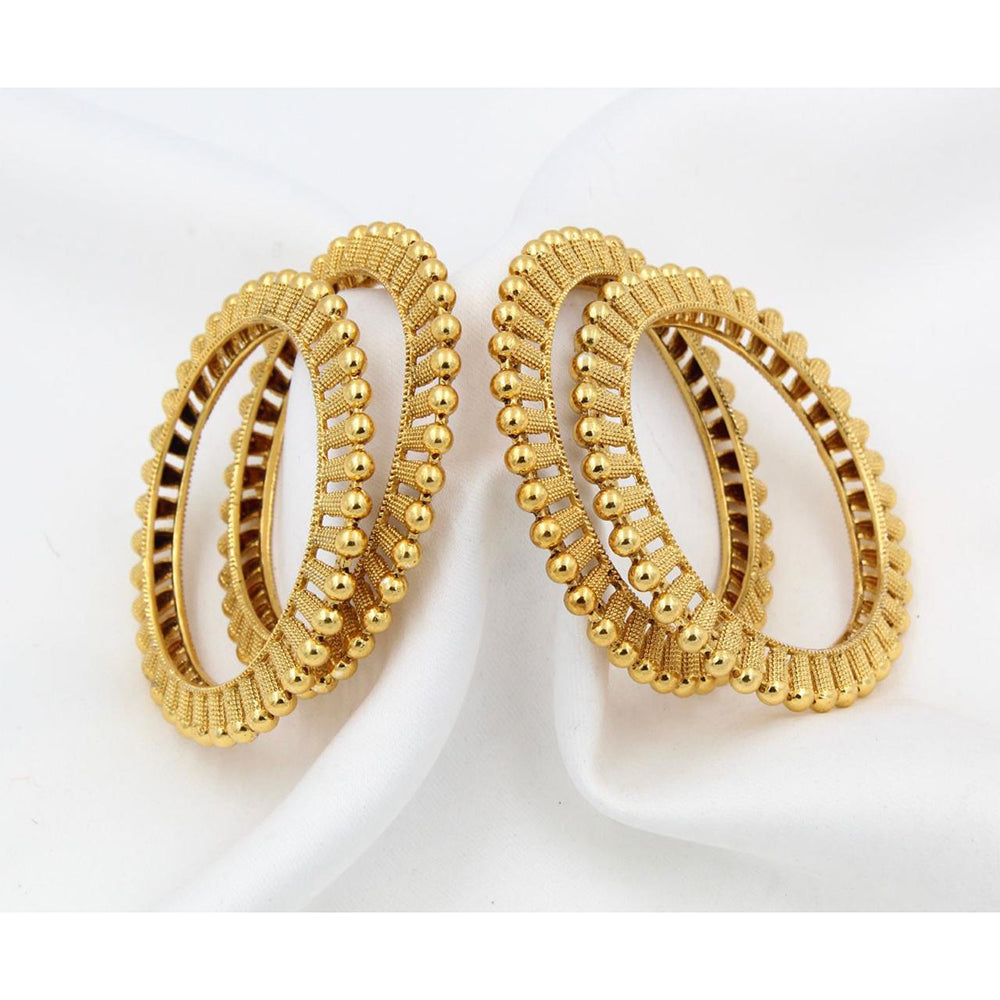 Pooja Bangles Gold Plated Bangles Set