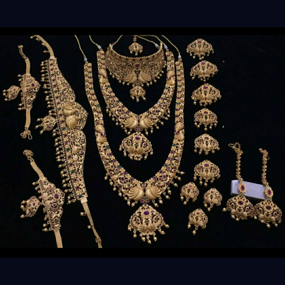 Pooja Bangles Copper Bridal Jewellery Set