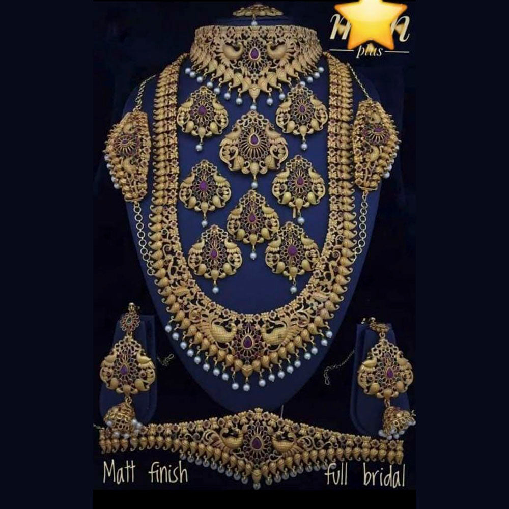 Pooja Bangles Copper Bridal Jewellery Set