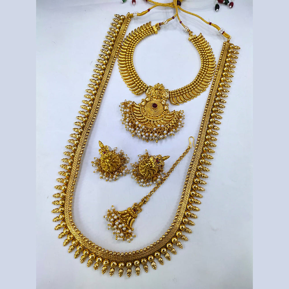 Pooja Bangles Gold Plated Kundan Stone Bridal Set