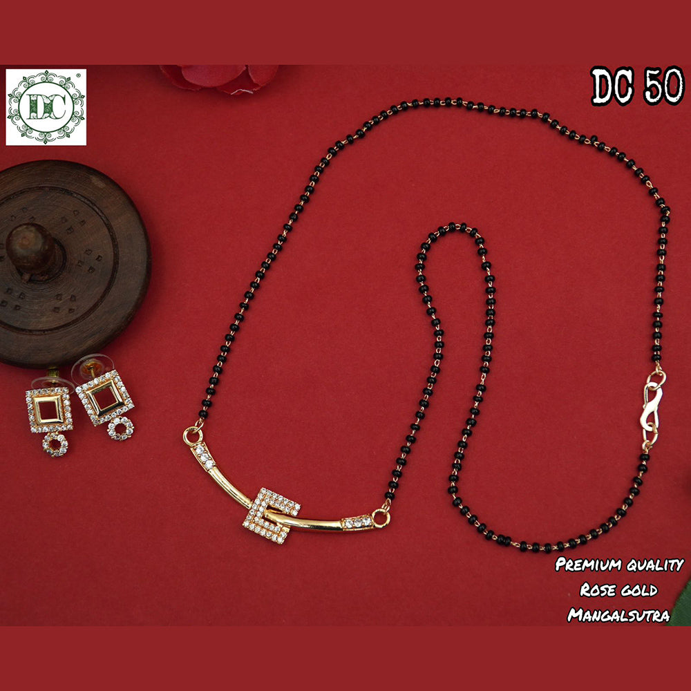 Diksha Collection Black Beads Mangalsutra