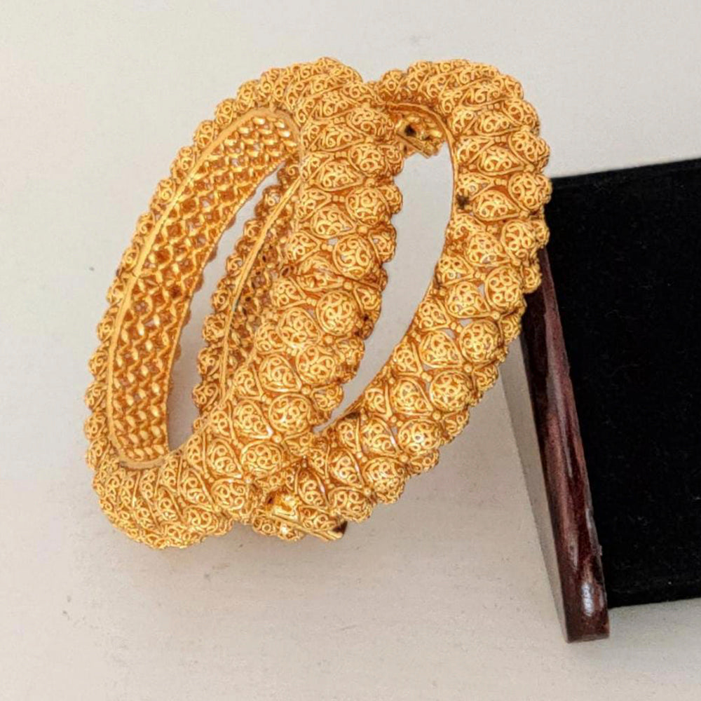 Pooja Bangles Gold Plated Designer Bangles Set