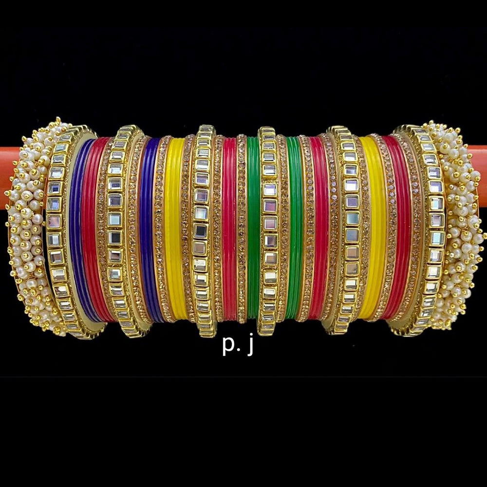 Pooja Bangles Gold Plated Bangles Set