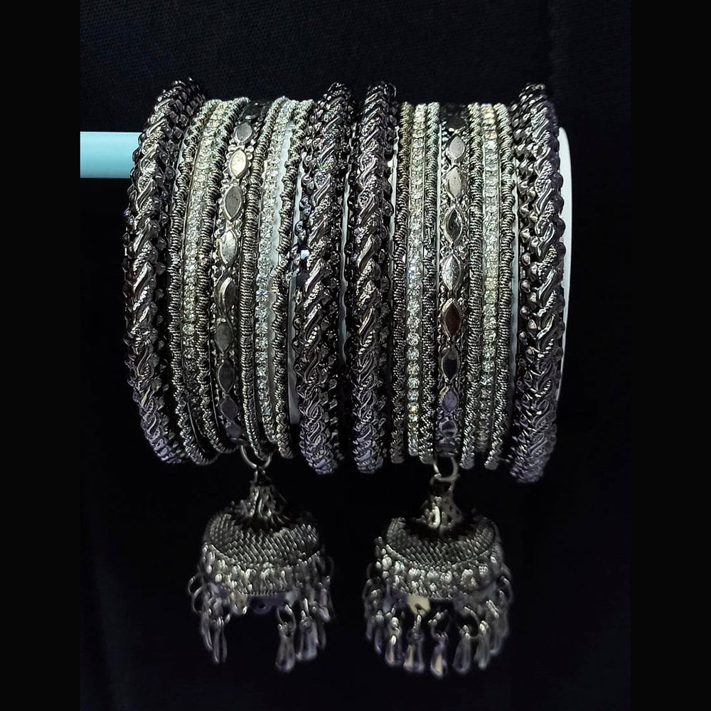 Pooja Bangles Oxidised Stylish Bangles Set