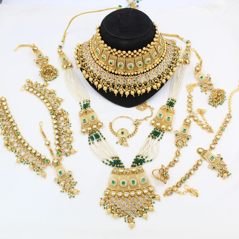 Pooja Bangles Designer Copper Bridal Jewellery Set