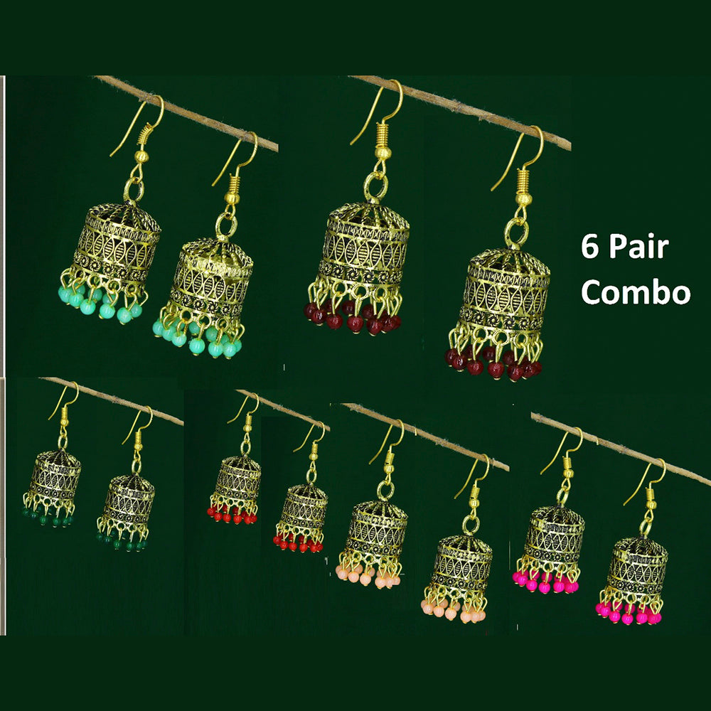 Mahavir Earrings Combo Set