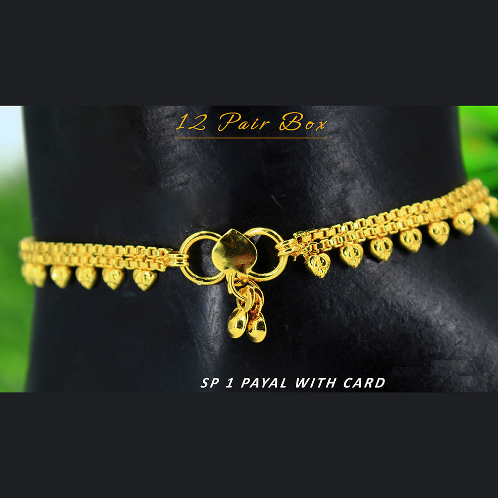 Mahavir Gold Plated Payal -SP 1 PAYAL