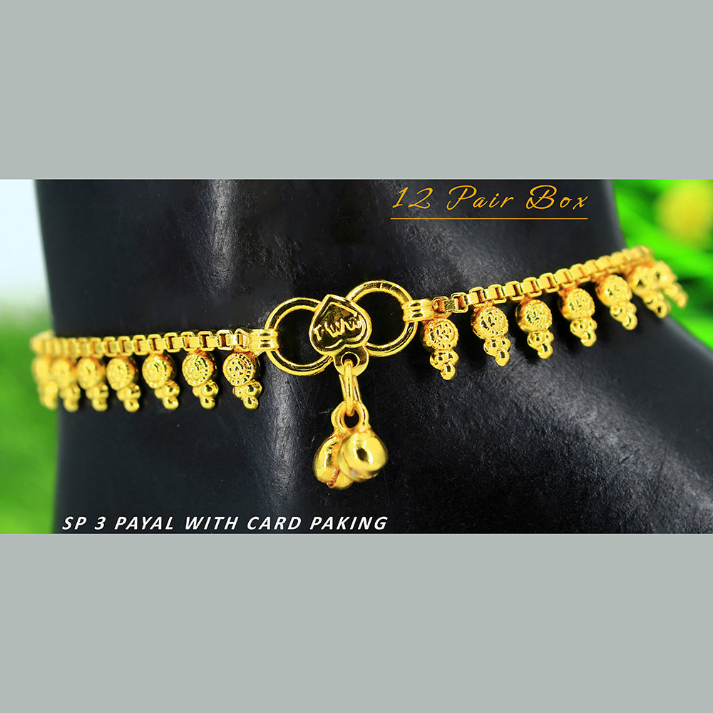 Mahavir Gold Plated Payal -SP 3 PAYAL