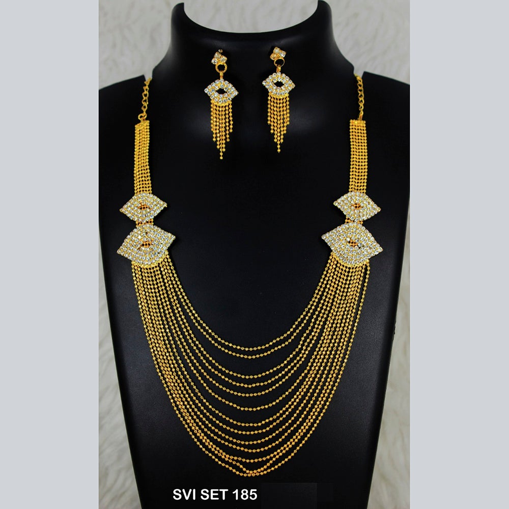 Mahavir Forming Gold Necklace Set - SVI SET 185