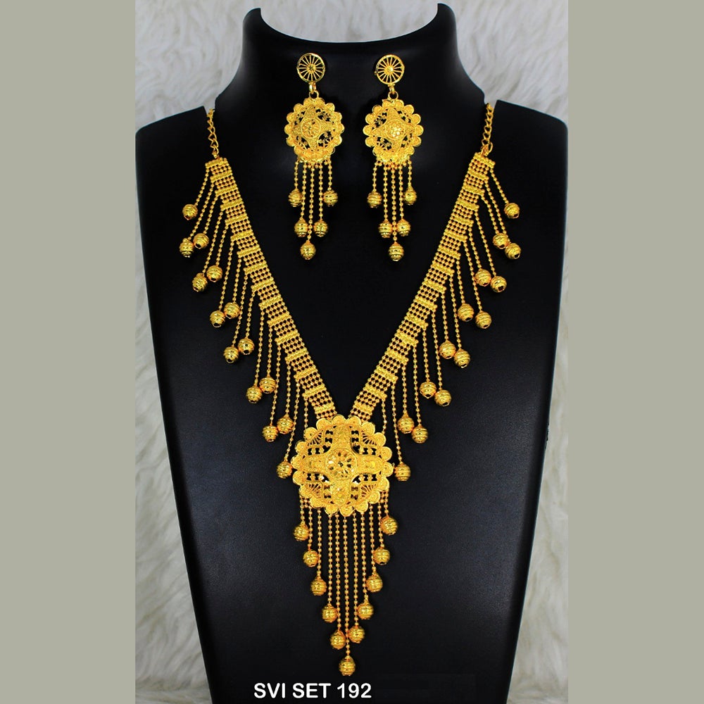 Mahavir Forming Gold Necklace Set - SVI SET 192