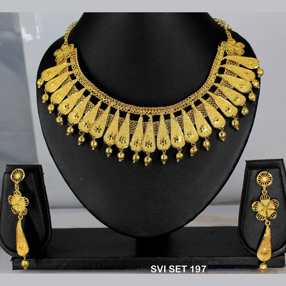 Mahavir Forming Gold Necklace Set - SVI SET 197
