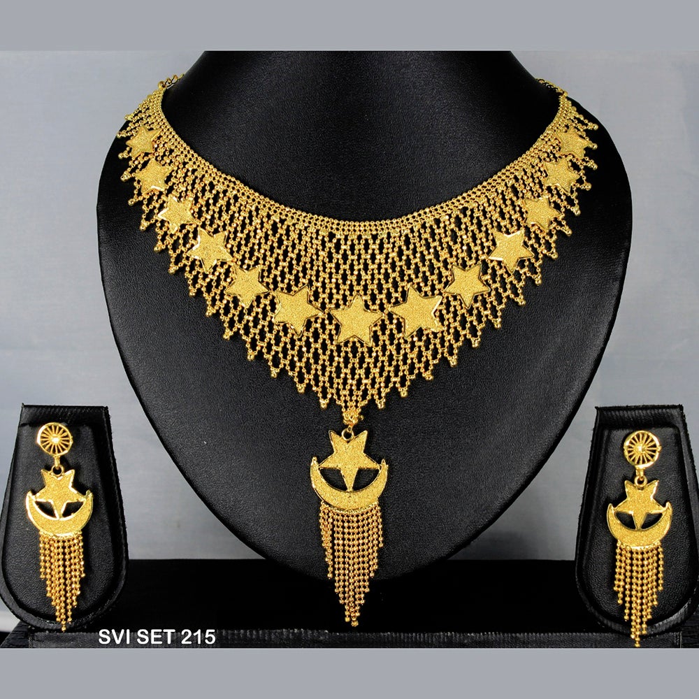 Mahavir Forming Gold Necklace Set - SVI SET 215