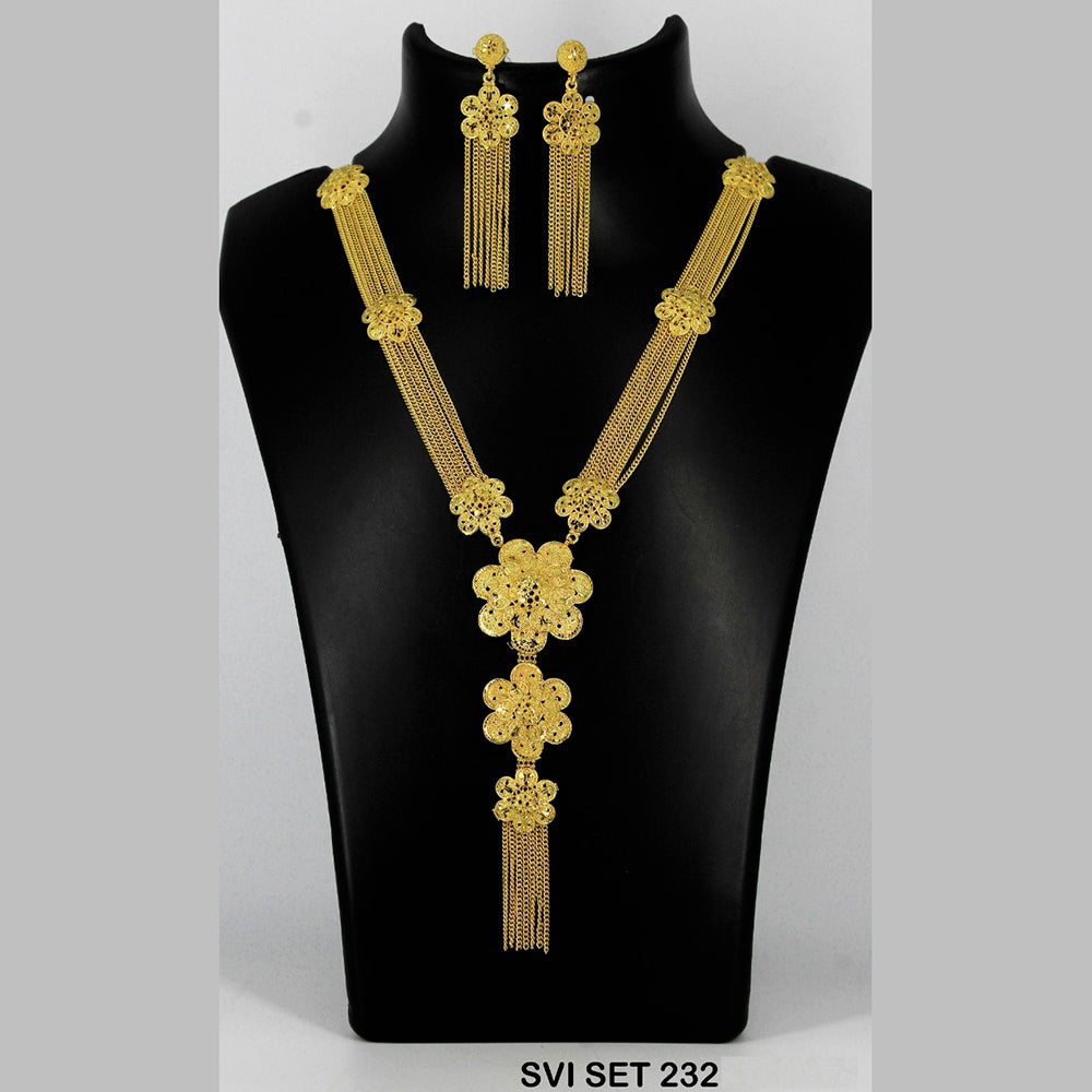 Mahavir Forming Gold Necklace Set - SVI SET 232