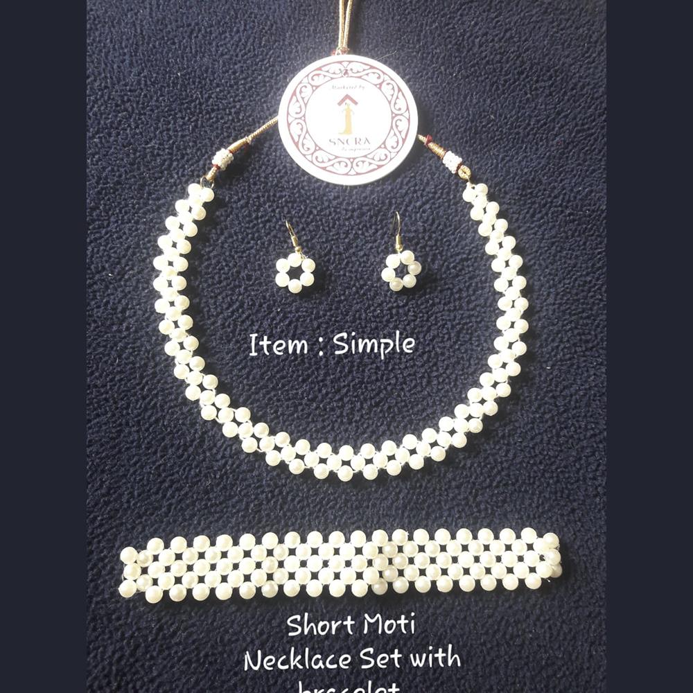 SNERA With Length Setting Dori and Moti Bracelate Handmade Jewellery - Simple with Bracelate